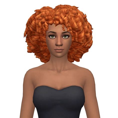 Leeleesims1s Custom Content Sims 4 Black Hair Down Hairstyles Let