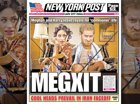 The New York Post Visualizes Harry And Meghan Living Their Best Lives