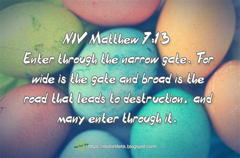 Enter Through The Narrow Gate Gods Guidance Daily Scripture