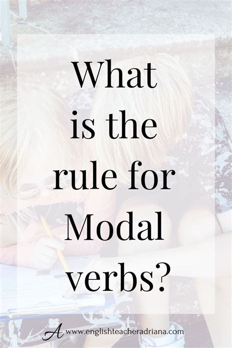 How To Use Modal Verbs Grammar Lessons English Lessons English