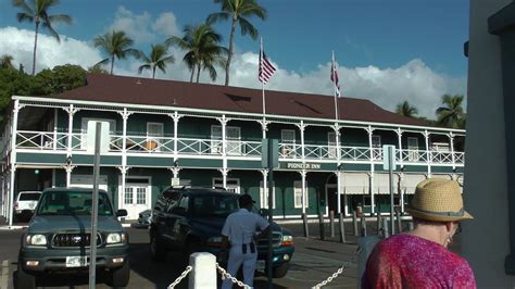 Outside View Of Pioneer Inn In Downtown Lahaina Maui Hawaii Youtube