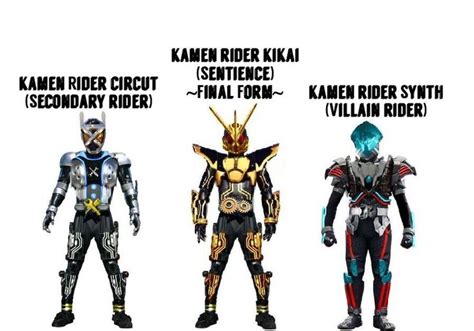 Kamen Rider Kikai Secondary Ridersfinal Form Edits Kamenrider