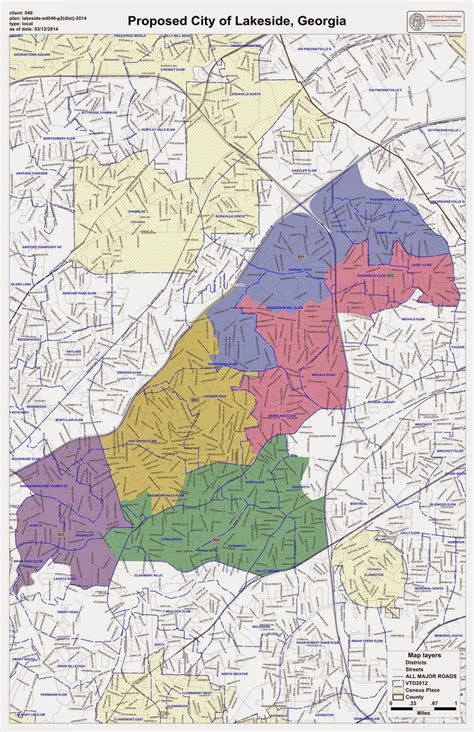 The City Of Tucker Initiative Another Map After The Lca Is Forced