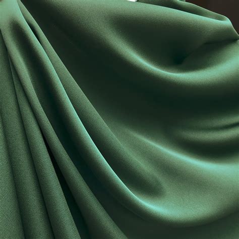 Hunter Green Silk Satin Fabric By The Meter Lingerie And Etsy