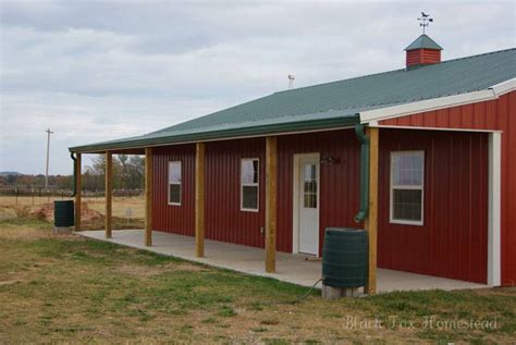 Pole barn homes, also known as post frame houses, are type of buildings that are cost effective, very durable and flexible in their uses. Very Simple Metal Pole Barn Home Oklahoma - House Plans ...