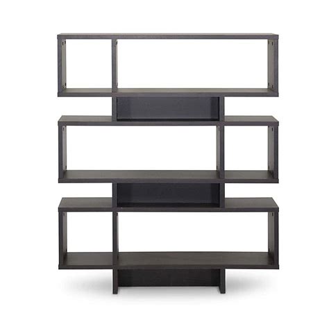 Baxton Studio Cassidy 6 Level Bookcase In Dark Brown Bed Bath