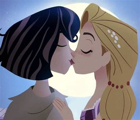 Romantic Kiss Between Cassunzel And Supergirl