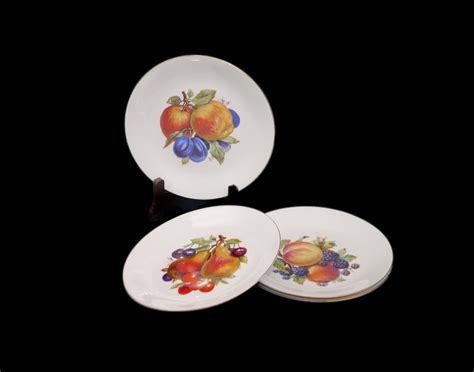 Four Hutschenreuther Bavarian Fruit Salad Plates Made In Etsy Canada