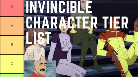 Invincible Character Tier List Season 1 Youtube