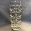 Libochovice Czech Clear Pressed Glass Vase  Hemswell Antique