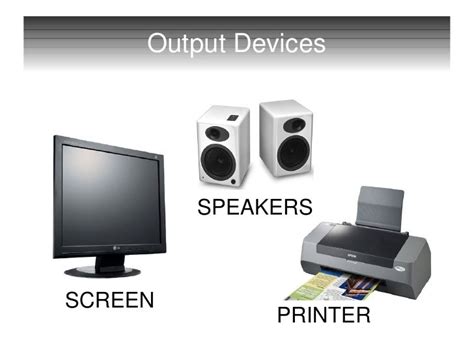 Images Of Input And Output Devices