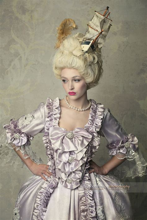 Marie Antoinette Styled Shoot Two Outfits With A Handmade Wig With A