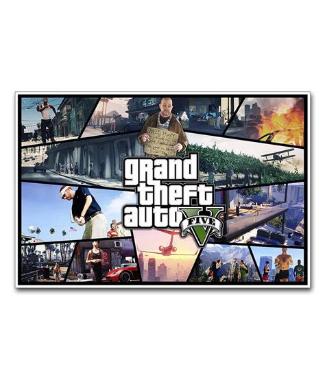 Buy Artifa Grand Theft Auto 5 Poster Online At Best Price In India
