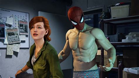 Spider Man Caught Naked In Otto S Lab Marvels Spider Man Remastered