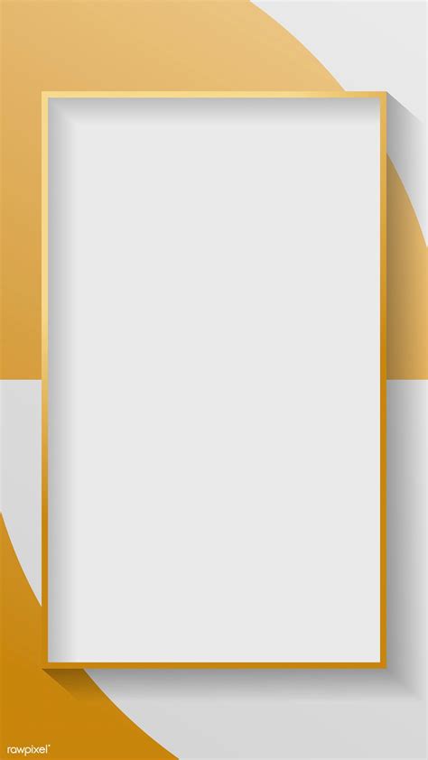 Blank Rectangle Abstract Frame Vector Premium Image By