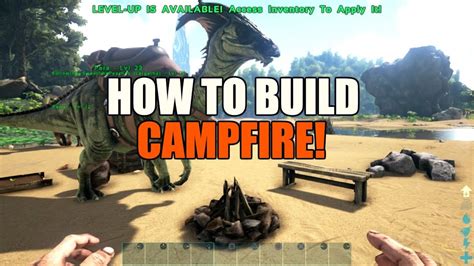 How to make & light a campfire in ark: How To Build A Campfire In Ark