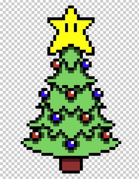 Christmas Tree Bead Pixel Art Mario Png Clipart Art Bead Beadwork