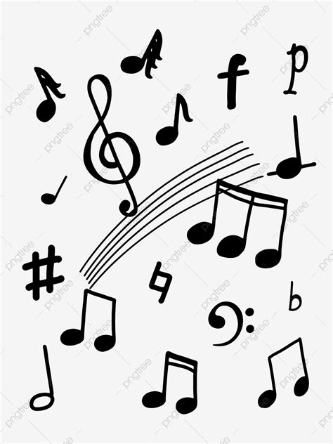 Plant black and white icon. Simple Black And White Editable Music Symbol Icon For ...