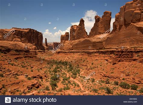 Park Avenue In Arches National Park Stock Photo Alamy