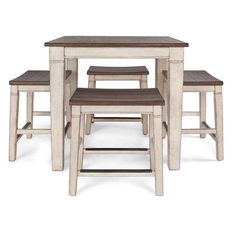 Pike And Main Gibson Counter Height Dining Table 4 Stools