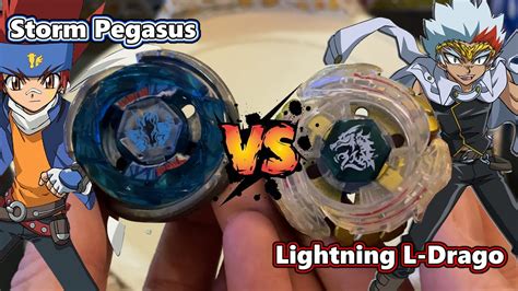 The Most Nostalgic Beyblade Battle Storm Pegasis Vs Lightning L Drago