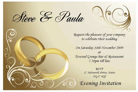 Indian Wedding Invitation Card Design Blank Template