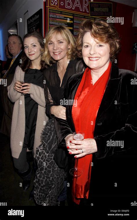 Beth Cooke Kim Cattrall And Brenda Blethyn Opening Night After Party For The Off Broadway Play