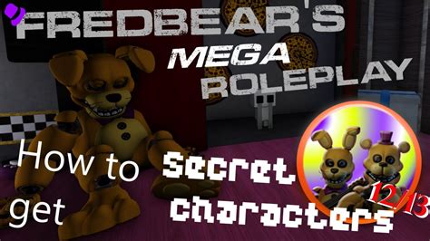 Roblox Fredbears Mega Roleplay How To Get Secret Character 1213 Badge Ft Xxashplayzxx Youtube