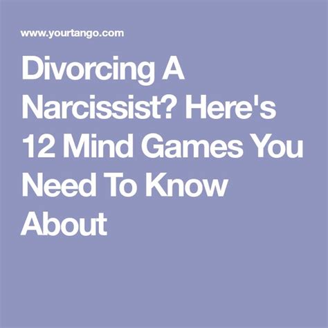 12 Manipulative Mind Games Narcissists Play That You Need To Know About