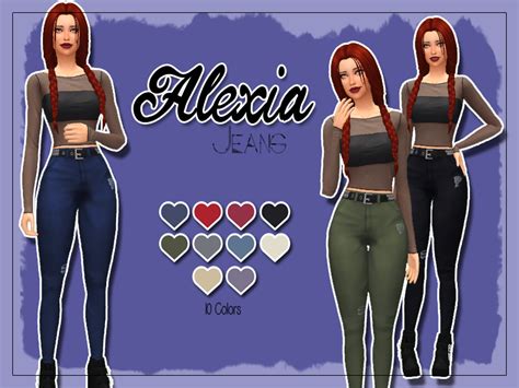 Kass Alexia Jeans Maxis Match Sims 4 Updates ♦ Sims 4 Finds