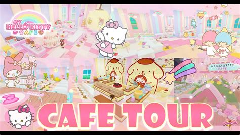 My Finished Cafe Tour Floor 1 To 4 And Outdoor Cafe Tour In My Hello