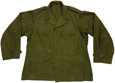 An Original 1952 Dated French Army M47 Combat Jacket In Excellent
