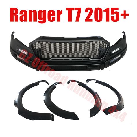 Ranger T7 2015 Black Front Bumper Body Kits China Body Kit For