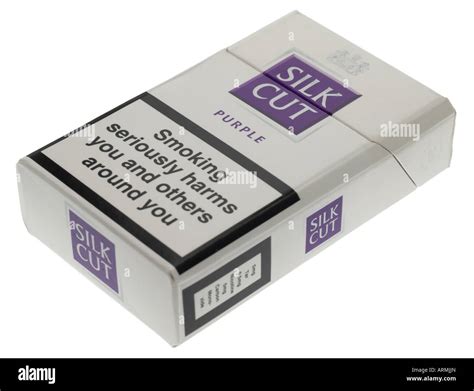 A Packet Of Silk Cut Cigarettes Stock Photo Alamy