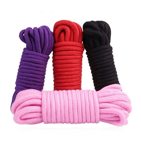 sex slave bondage rope soft cotton knitted rope bdsm restraint man exotic toy roleplay 5m 10m