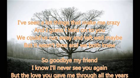 Linda Ronstadt Goodbye My Friend ~ Lyrics Chords Chordify