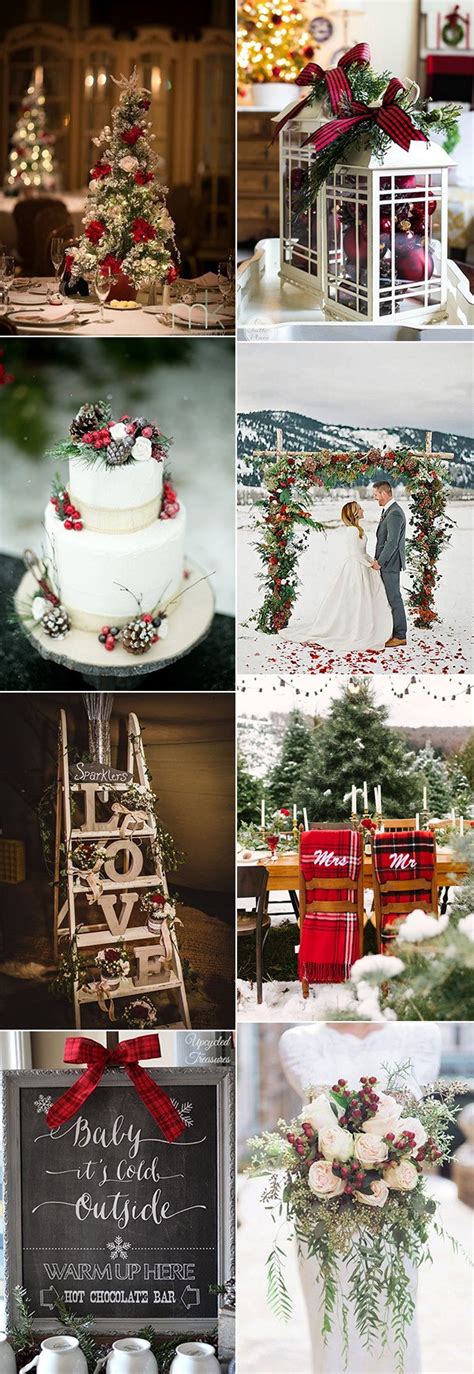 18 Stunning Christmas Themed Winter Wedding Ideas Emma Loves Weddings
