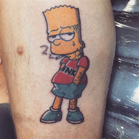 28 Bart Simpson Tattoo Designs Kayteiganne