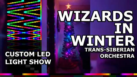 Wizards In Winter Led Christmas Tree Light Show Youtube