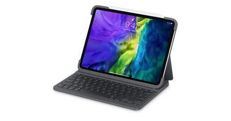 Logitech Slim Folio Pro Case With Integrated Bluetooth Keyboard For 11
