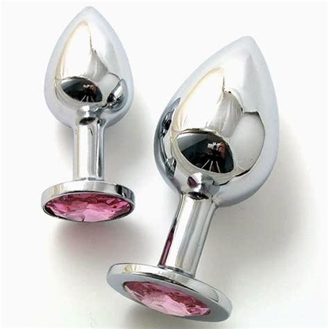 Extra Large Stainless Steel Attractive Butt Plug Jewelry Rosebud Anal Jewelry Pink Plug F