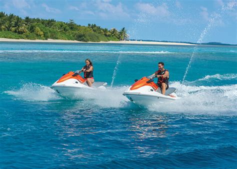 jet ski with couple dmc maldives