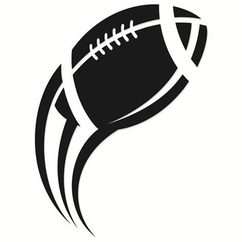 Football Decal Cuttable Design Png Dxf Svg And Eps File For Etsy
