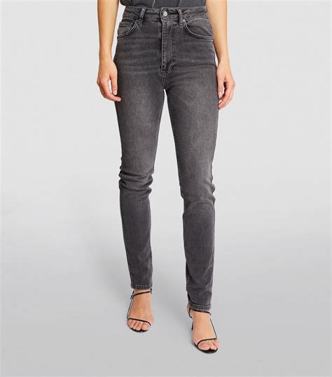 Womens Anine Bing Grey Beck High Rise Skinny Jeans Harrods