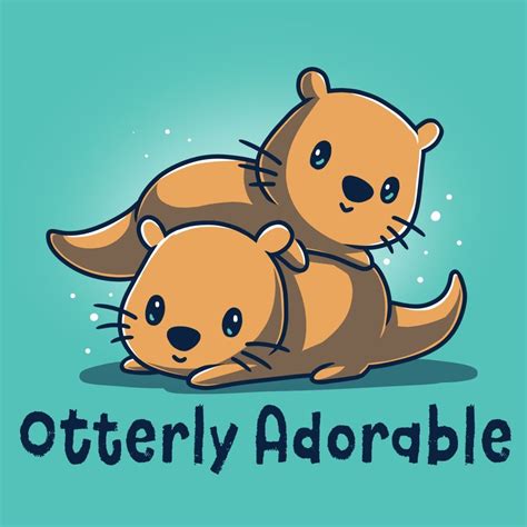 Otterly Adorable Cute Animal Drawings Cute Cartoon Wallpapers Cute