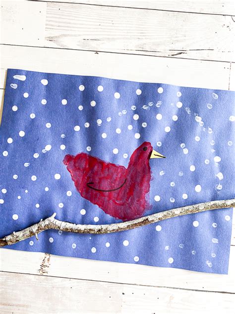 Handprint Cardinal Art Project For Kids Woo Jr Kids Activities