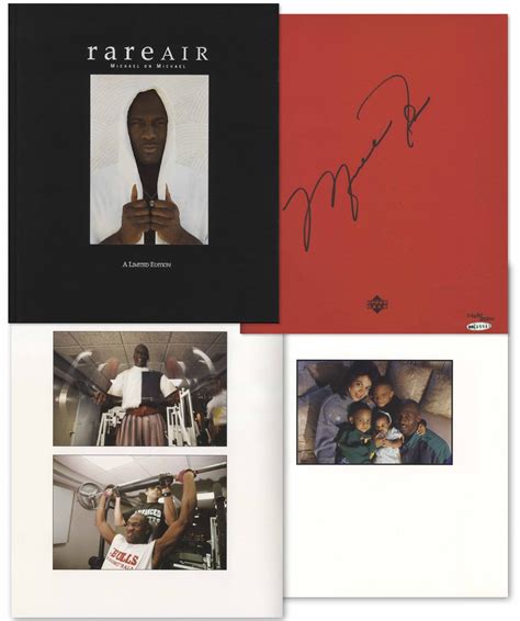 Sell Auction Upper Deck Michael Jordan Rare Air Limited Signed Book