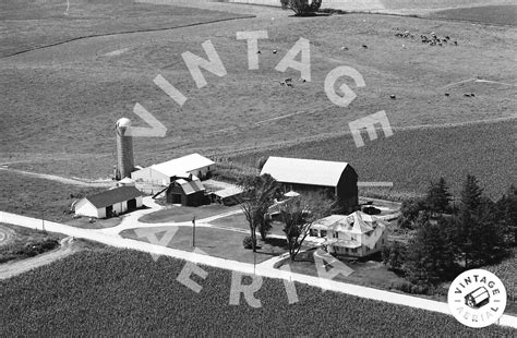 Vintage Aerial Iowa Dubuque County 1972 17 Pdu 19