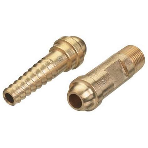 Spiral And Npt Hose Nipples 200 Psig Brass 12 In Npt 10 Ea