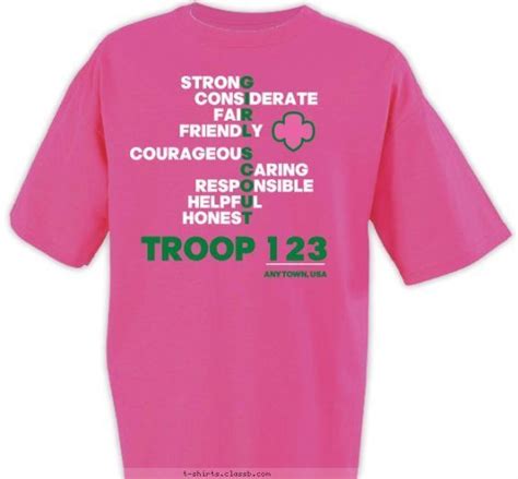 Girl Scout Troop T Shirts Girl Scout Shirts Girl Scout Leader